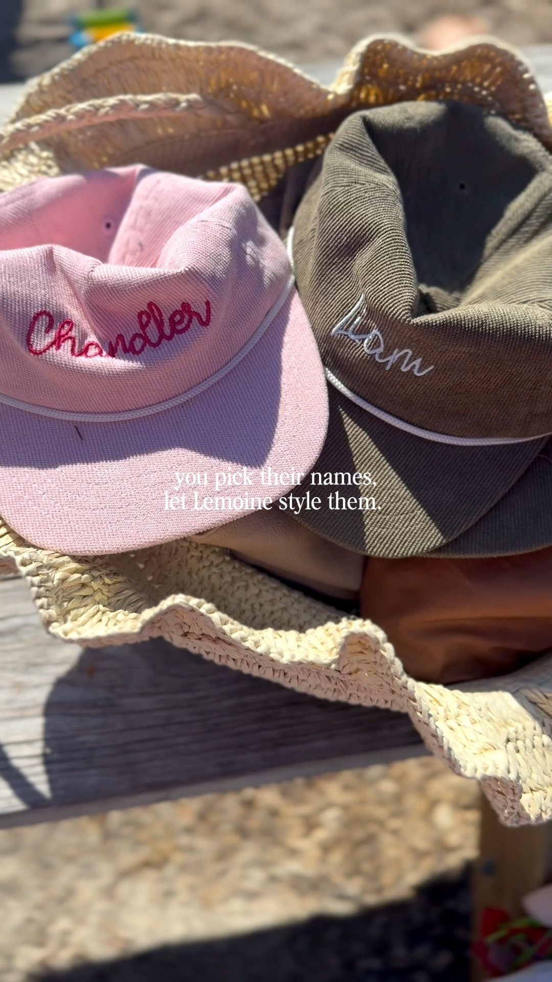 I always dreamed of these little customized accessories for my kids 🥹 Lemoine has the cutest hats + tees and the ability to embroider them for your littles! they also have bright and colorful accessories to style with everything! 

#ad 

#LTKKids #LTKBaby #LTKmomlife