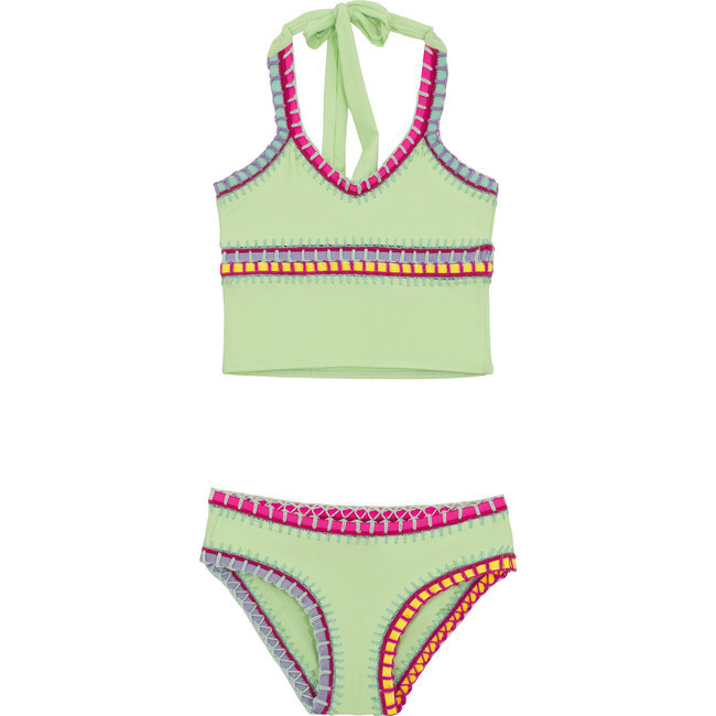 Rainbow Embroidered Tankini | Maisonette