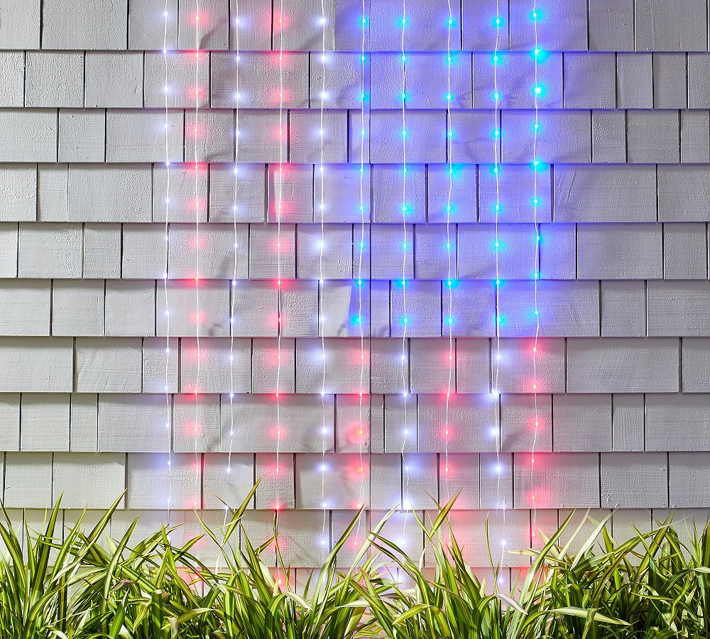 Americana Flag Rain Lights | Pottery Barn (US)
