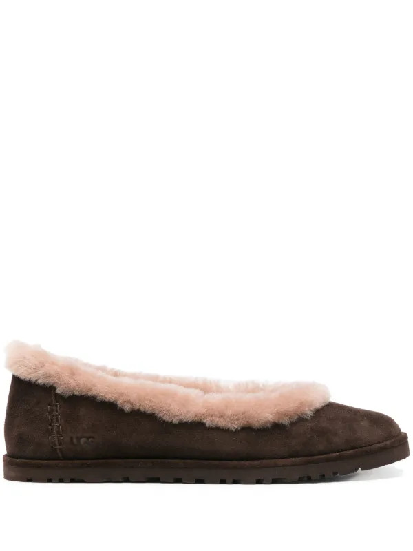 UGG Zora Ballet Flat WMNS "Dusted Cocoa" | Brown | FARFETCH | Farfetch Global