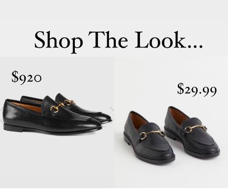 Shop the look
Look for less 
Look a like
Gucci Princeton loafers
Horse bit
Black 
Fall shoes
Chic
Minimal 
Style
Classic
Fall trend 
H&M shoes
Affordable 

#LTKshoecrush #LTKSeasonal #LTKunder50