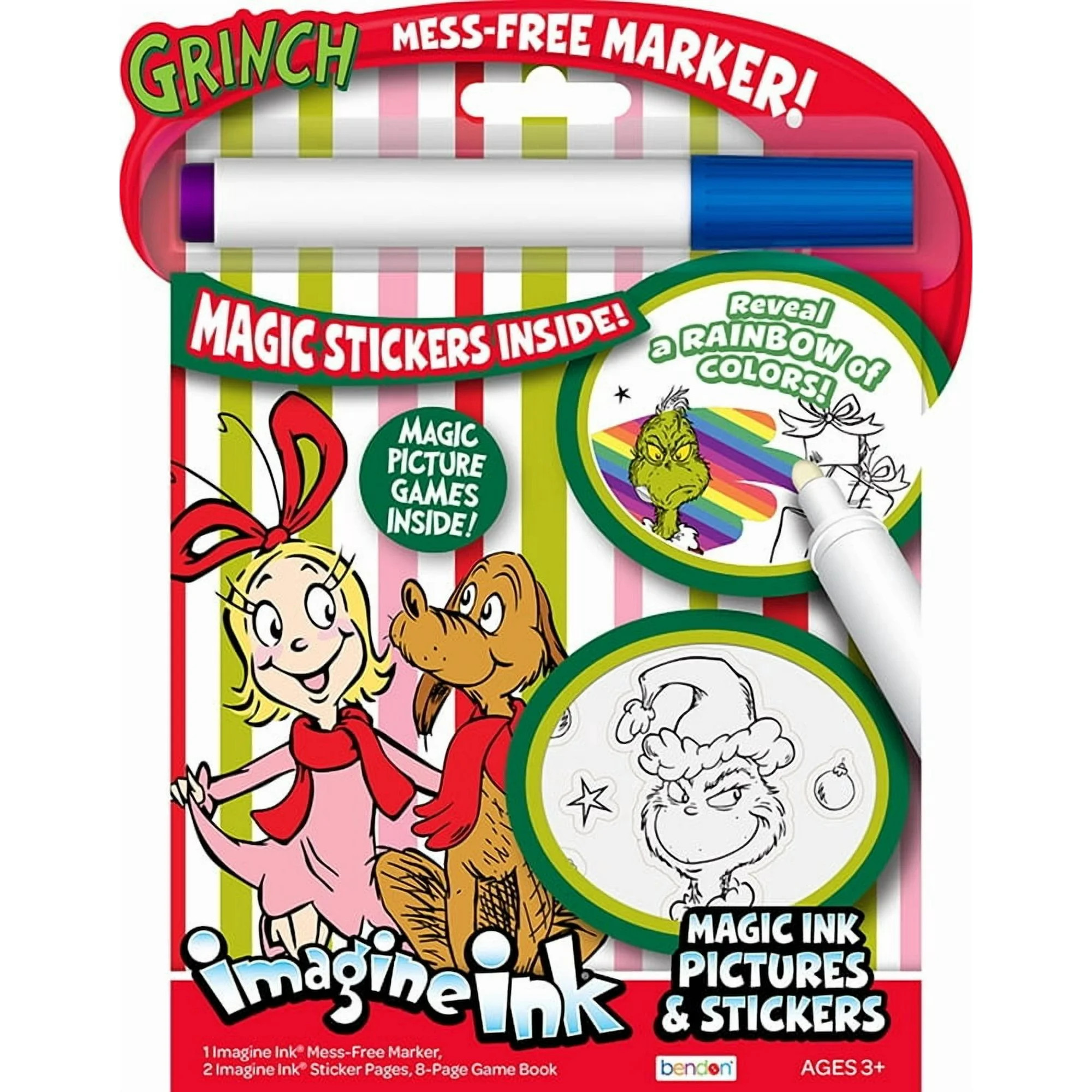 GRINCH IMAGINE INK WITH STICKERS - Walmart.com | Walmart (US)