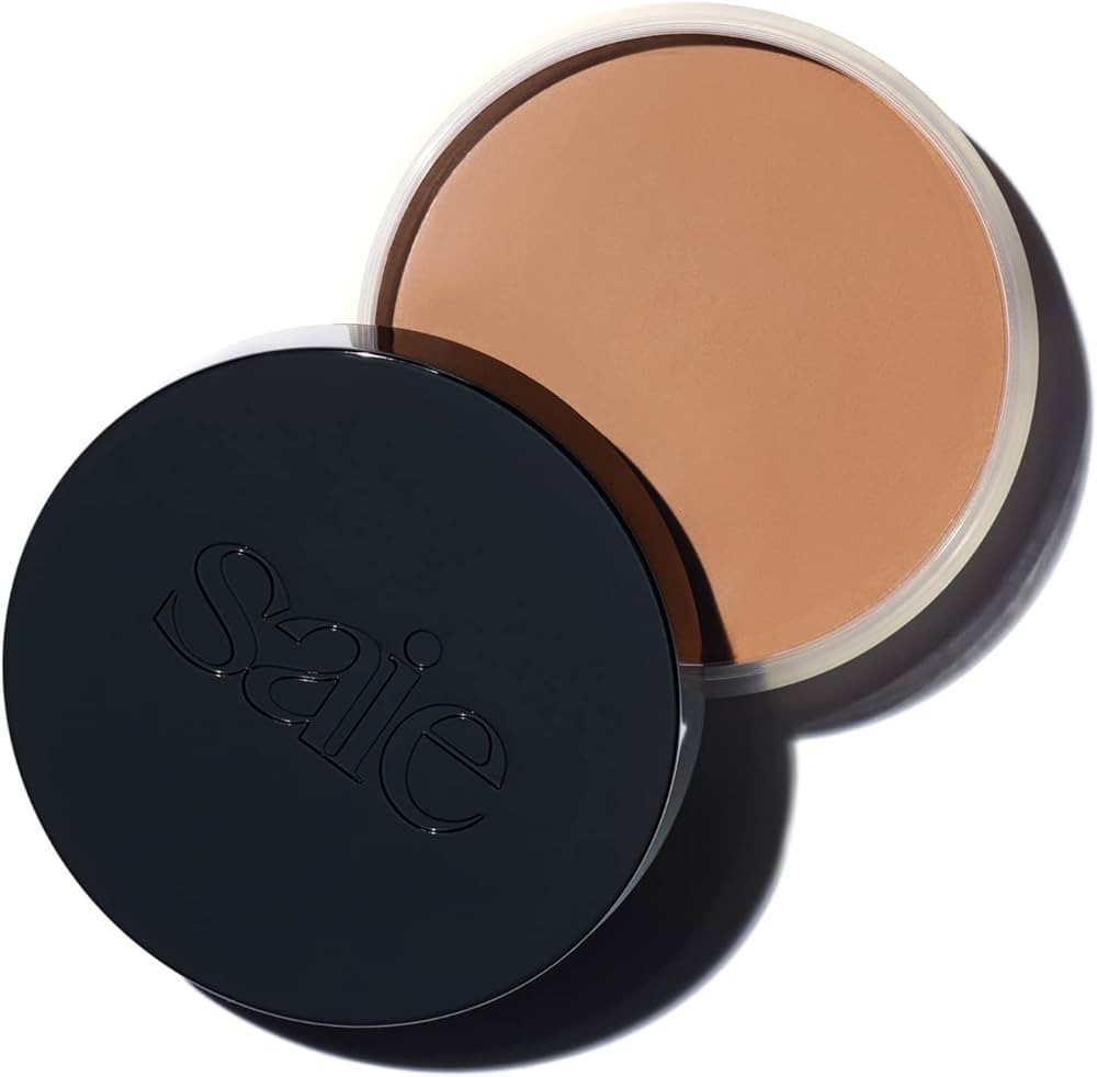 Saie Sun Melt Bronzer - Buildable Cream-Balm Bronzer For Face Sculpting - Cream Contour with Velv... | Amazon (US)