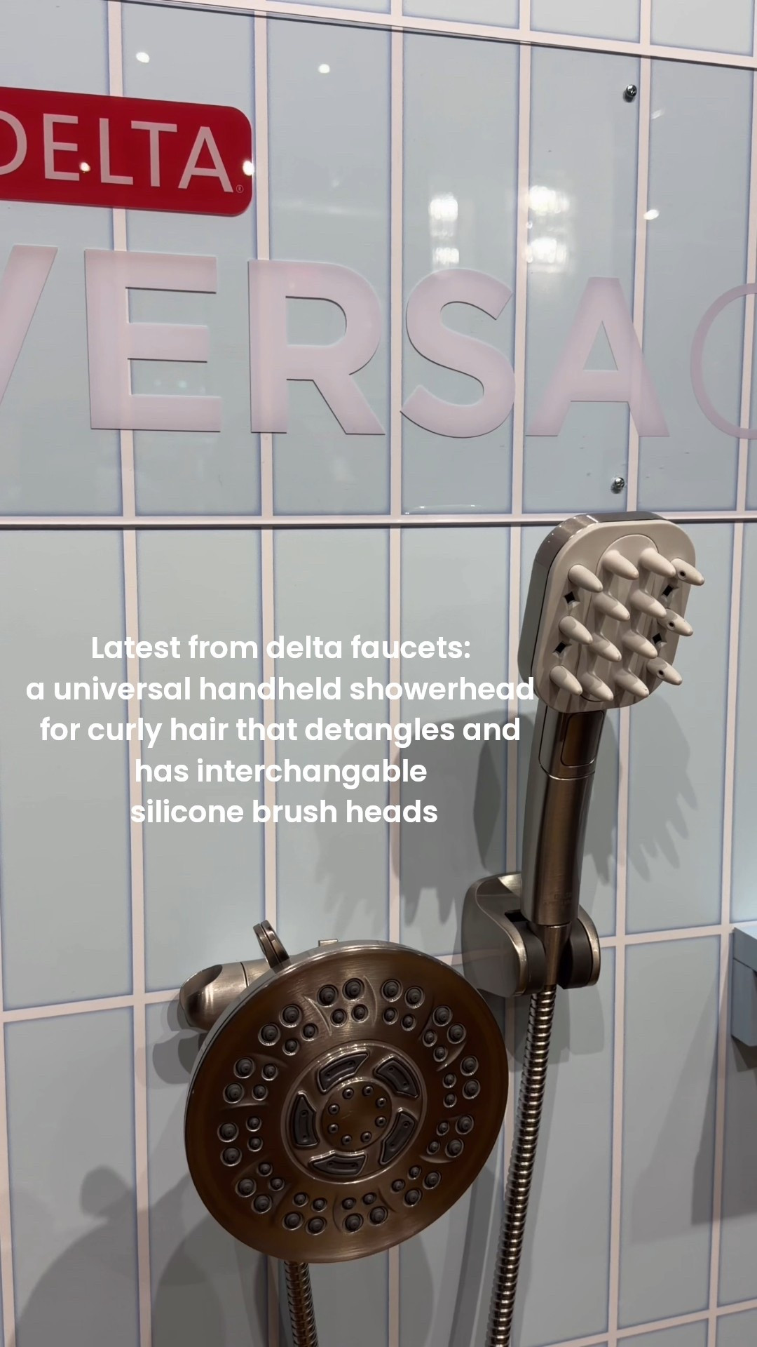 Detangling shower head for curly hair just launched from delta faucets!  

#LTKHome #LTKBeauty