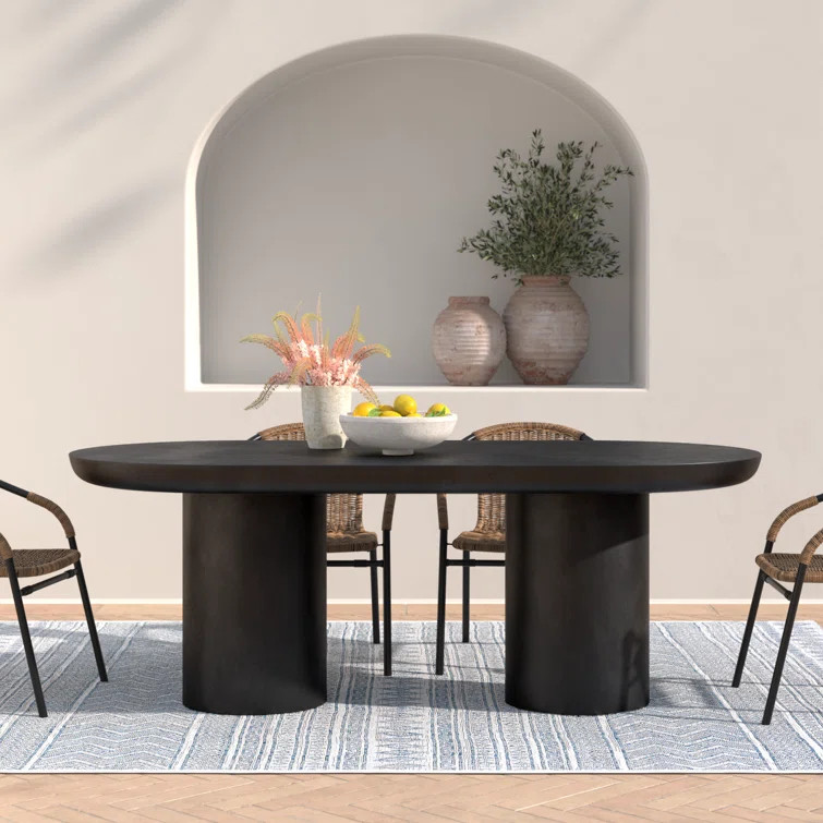 Ansel Stone/Concrete Dining Table | Wayfair North America