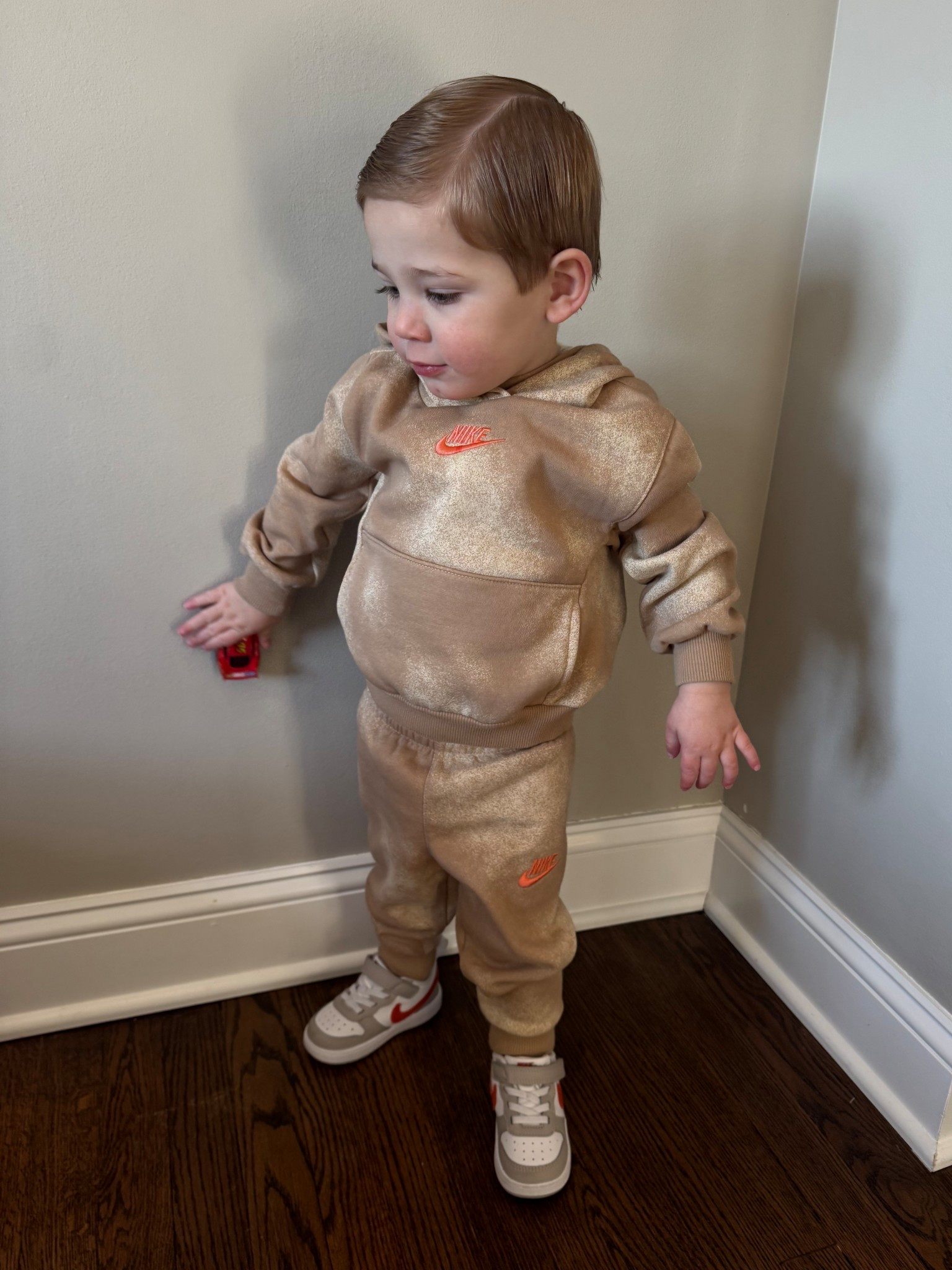 Nike Fit 🔥 Perfect Nursery School/ Daycare outfit for a cold winter day! #nike #nordstromrack #toddlerboy 

#LTKKids #LTKootd