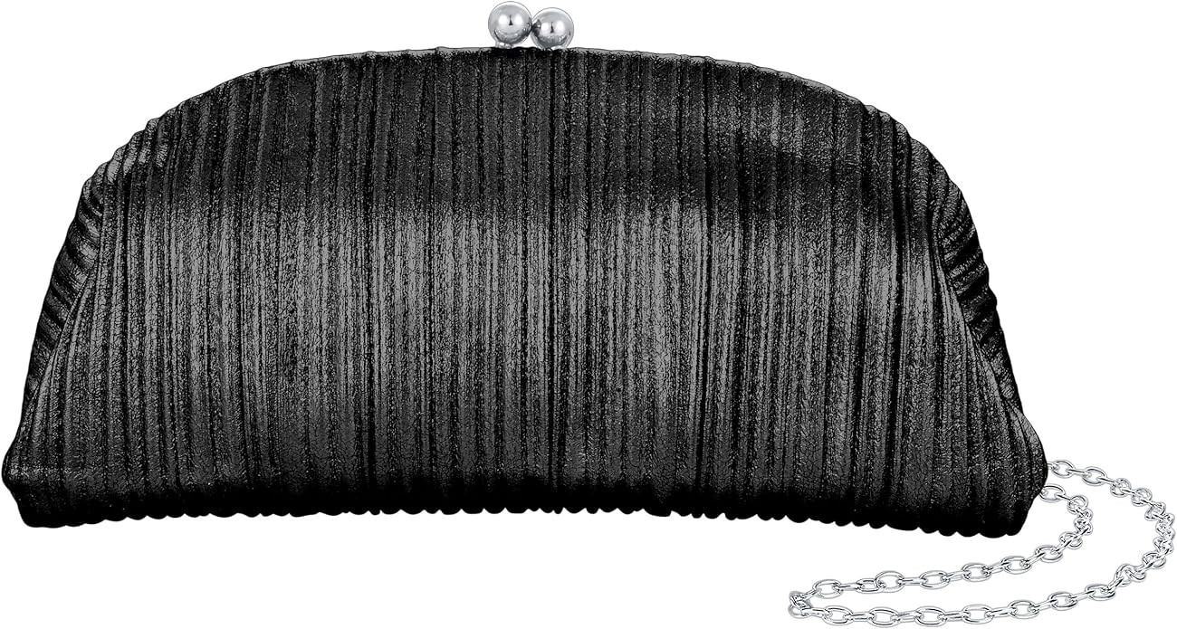 Evening Bag for Women, Gold Flower Sequins Purses, Sparkling Party Clutch Handbag for Wedding Coc... | Amazon (US)