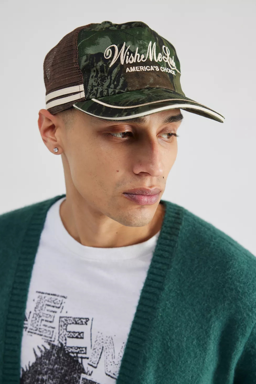 Wish Me Luck America’s Choice Trucker Hat | Urban Outfitters (US and RoW)
