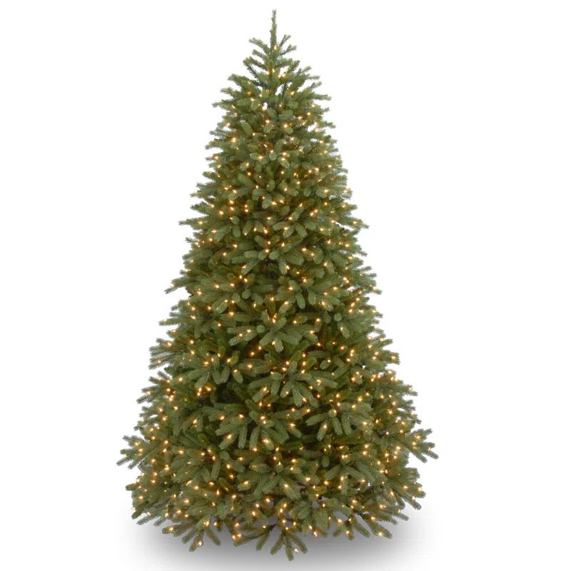 Frasier Grande Green Artificial Fir Christmas Tree with LED Color Lights | Wayfair North America