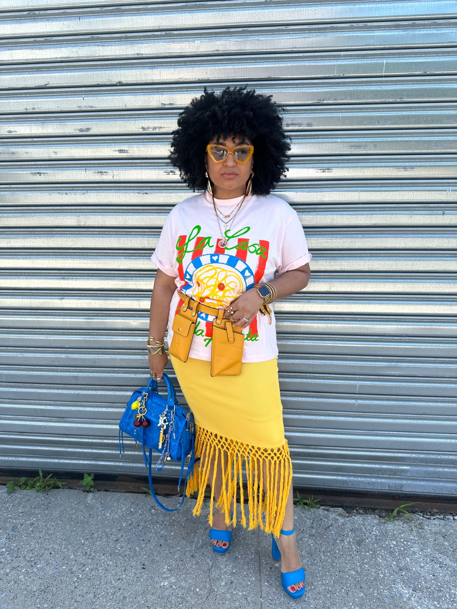 Summer styling in full effect🌞💙💛
#summerstylefile 

#LTKItBag #LTKStyleTip #LTKFindsUnder50