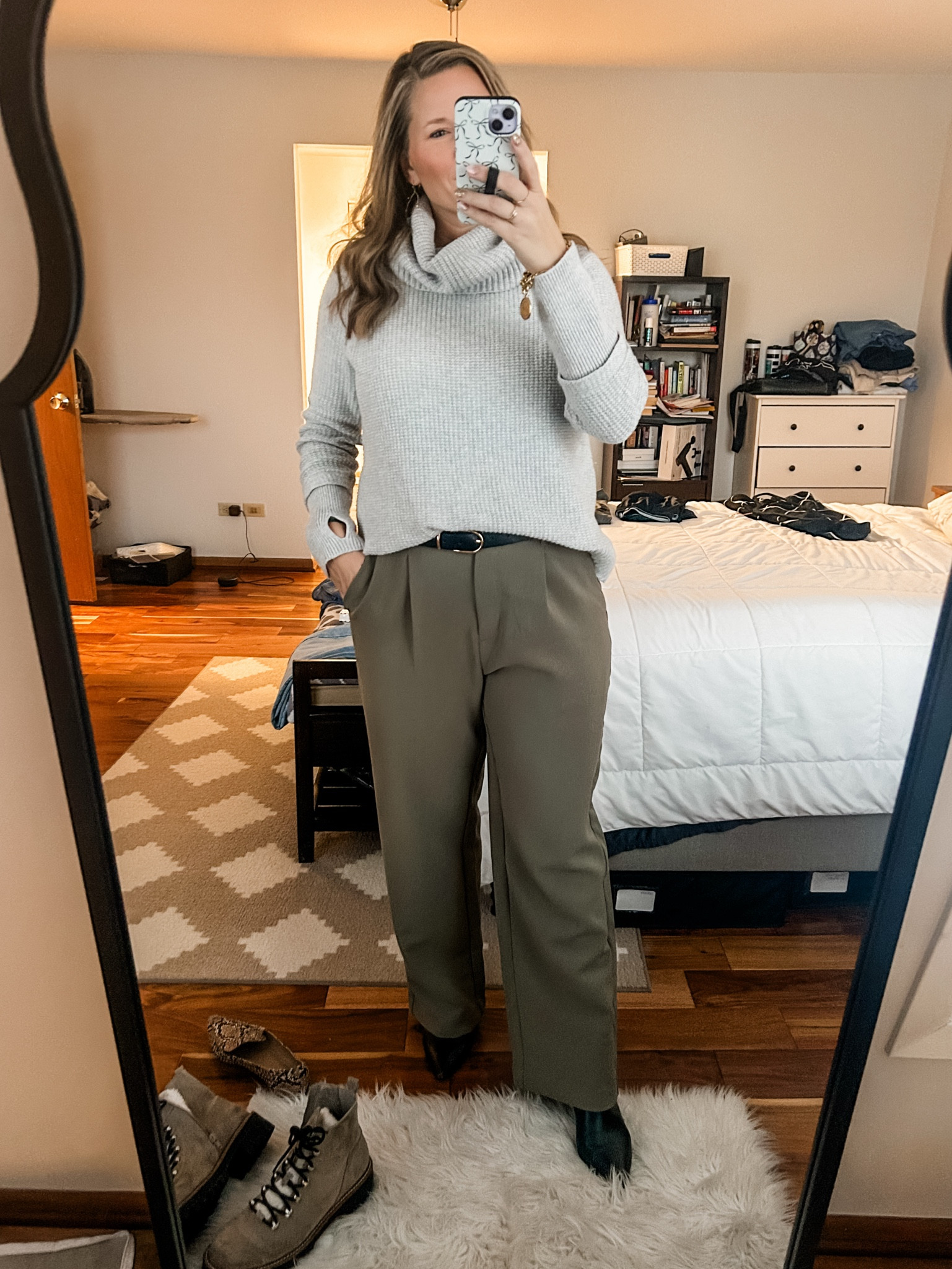 Day 2 (Day 1 with students) of the semester!

Sweater is very old (I wore in the pic that I announced my pregnancy with my now 4 year old!) but I linked a similar one! 

#LTKMidsize #LTKOver40 #LTKWorkwear