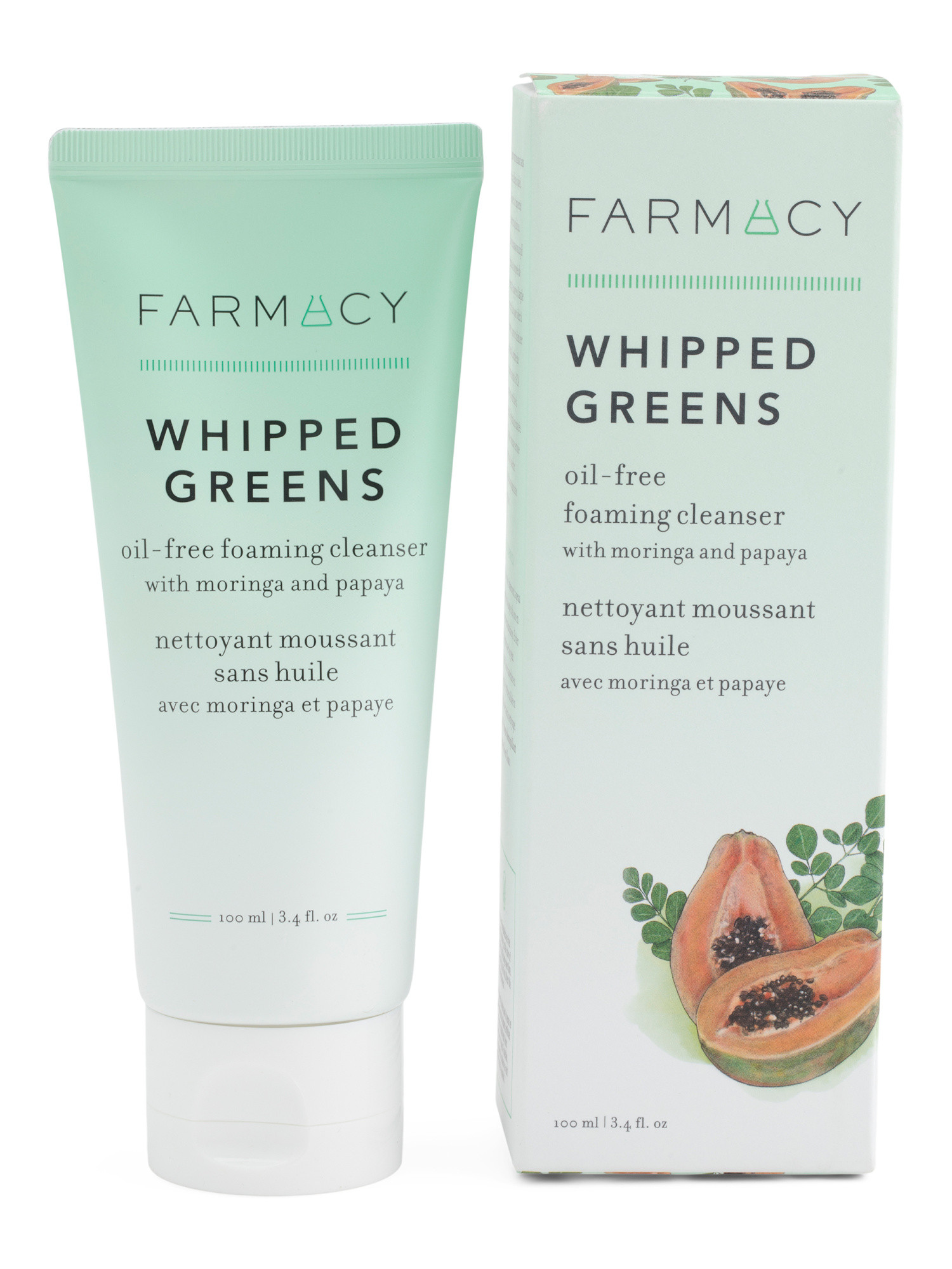 Made In Korea 3.4oz Whipped Greens Oil-free Foaming Cleanser | TJ Maxx