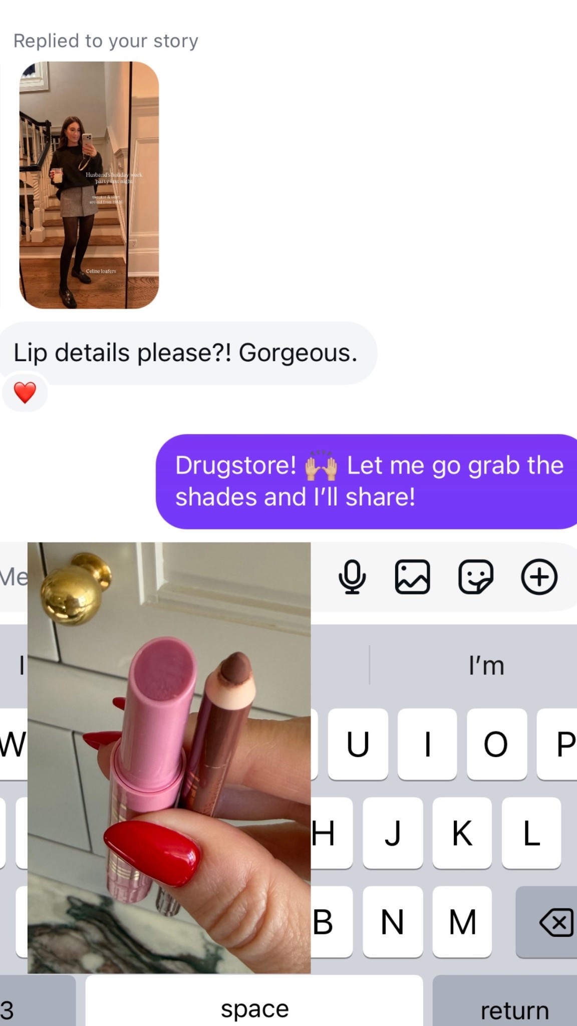 Liner shade: ON IT
Glossy balm shade: BALLET 