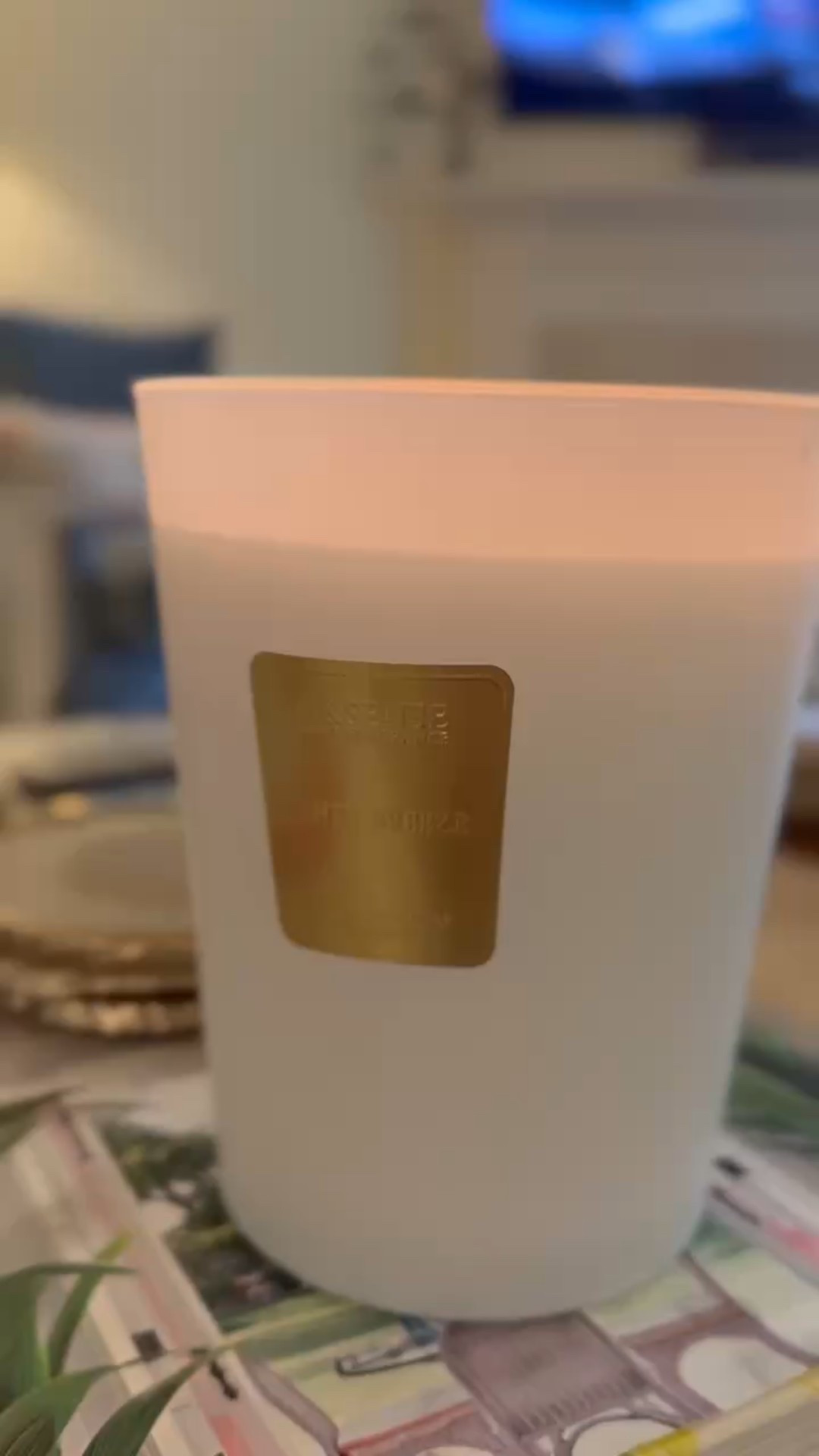 Linen breeze scent! Bougie looking but beyond affordable from Amazon! Love this sm

#LTKFamily #LTKHome #LTKFallSale