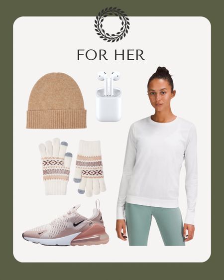 Gift guide, gifts for her, Nike sneakers, lululemon leggings

#LTKHoliday #LTKGiftGuide #LTKsalealert