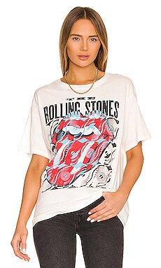 DAYDREAMER Rolling Stones Tee in Vintage White from Revolve.com | Revolve Clothing (Global)