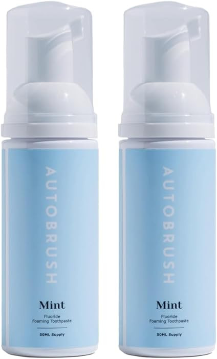 autobrush Fluoride Foaming Toothpaste for Adults, Mint Flavor, Whitening & Deep Cleaning, Travel ... | Amazon (US)