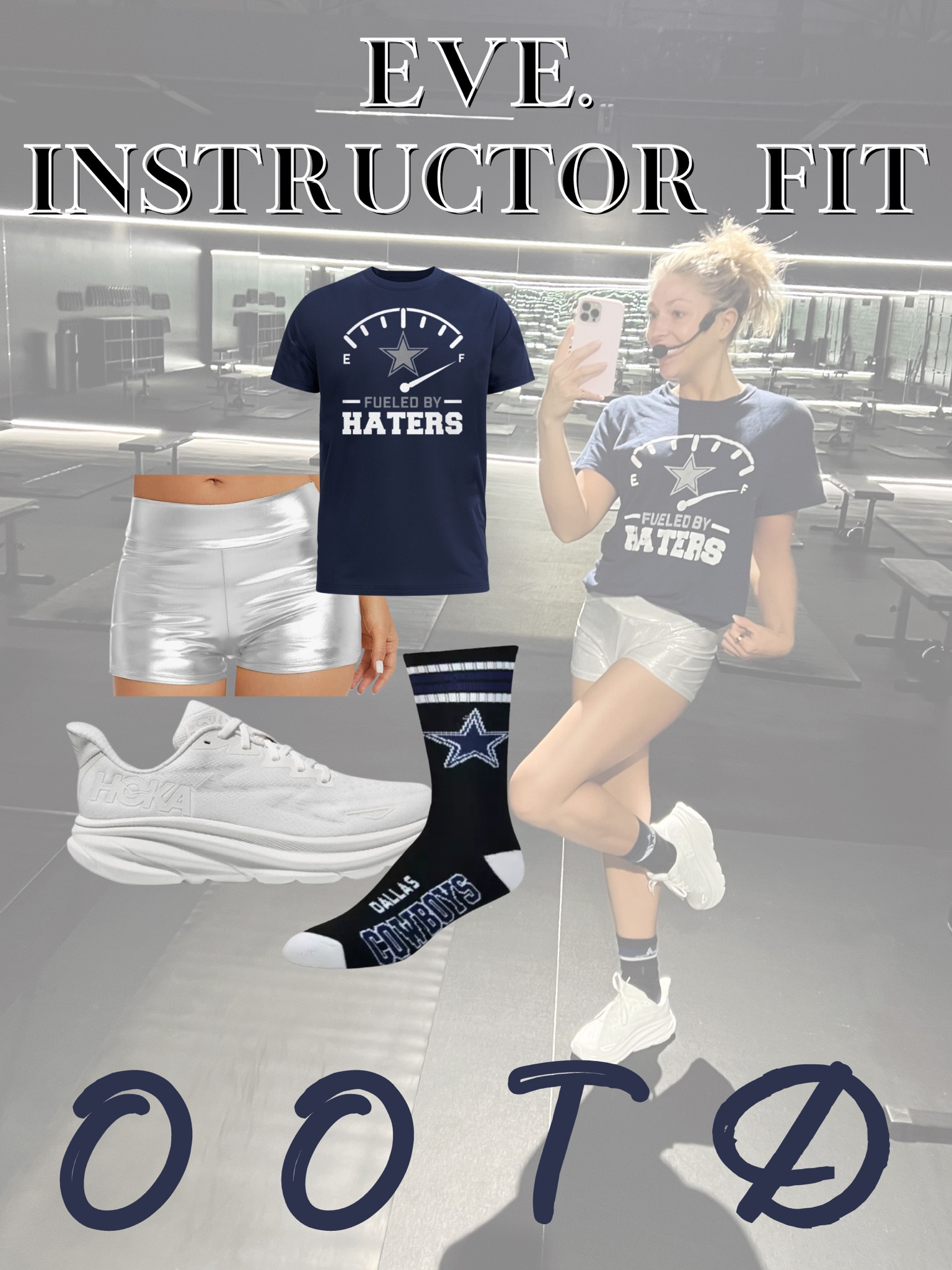 Last week on the mic in the studio!🖤 had to flip the picture because wanted to share one of my fav shirts that I have with the Dallas Cowboys! Use the hate for fuel and never dim your brightness! XOXO 

OOTD
Workout Outfits
Fitness
Lifestyle
Style
Fashion
Beauty
Dallas Cowboys


#LTKActive #LTKFitness #LTKStyleTip