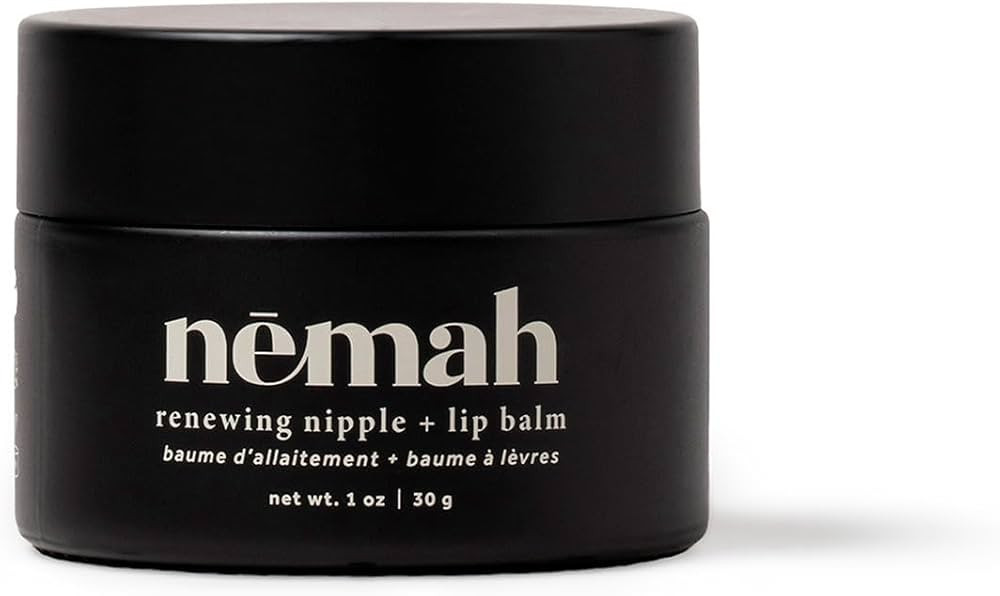 Nemah Nipple Cream, Nipple Cream For Breastfeeding, 2 In 1 Nursing Balm And Lip Balm, Non-Greasy ... | Amazon (US)