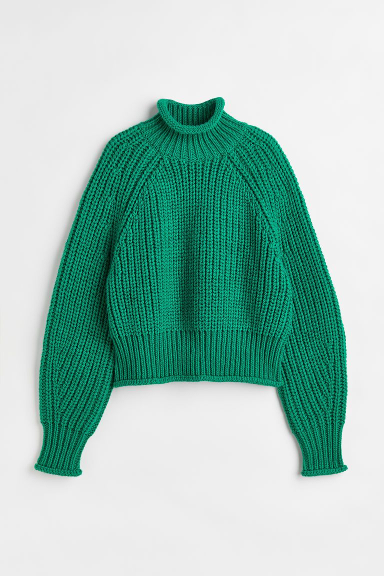 H & M - Knit Sweater - Green | H&M (US + CA)