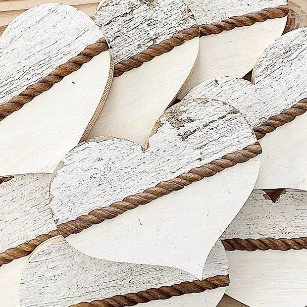 Reclaimed Wood Heart Decor | Antique Farm House