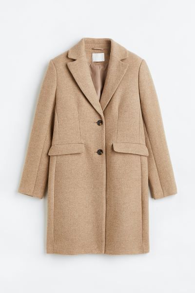 Single-breasted coat | H&M (UK, MY, IN, SG, PH, TW, HK)