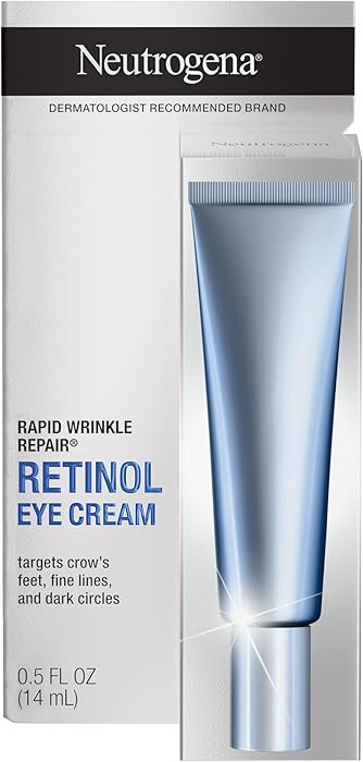 Neutrogena Rapid Wrinkle Repair Retinol Eye Cream for Dark Circles, Daily Anti-Aging Under Eye Cr... | Amazon (US)