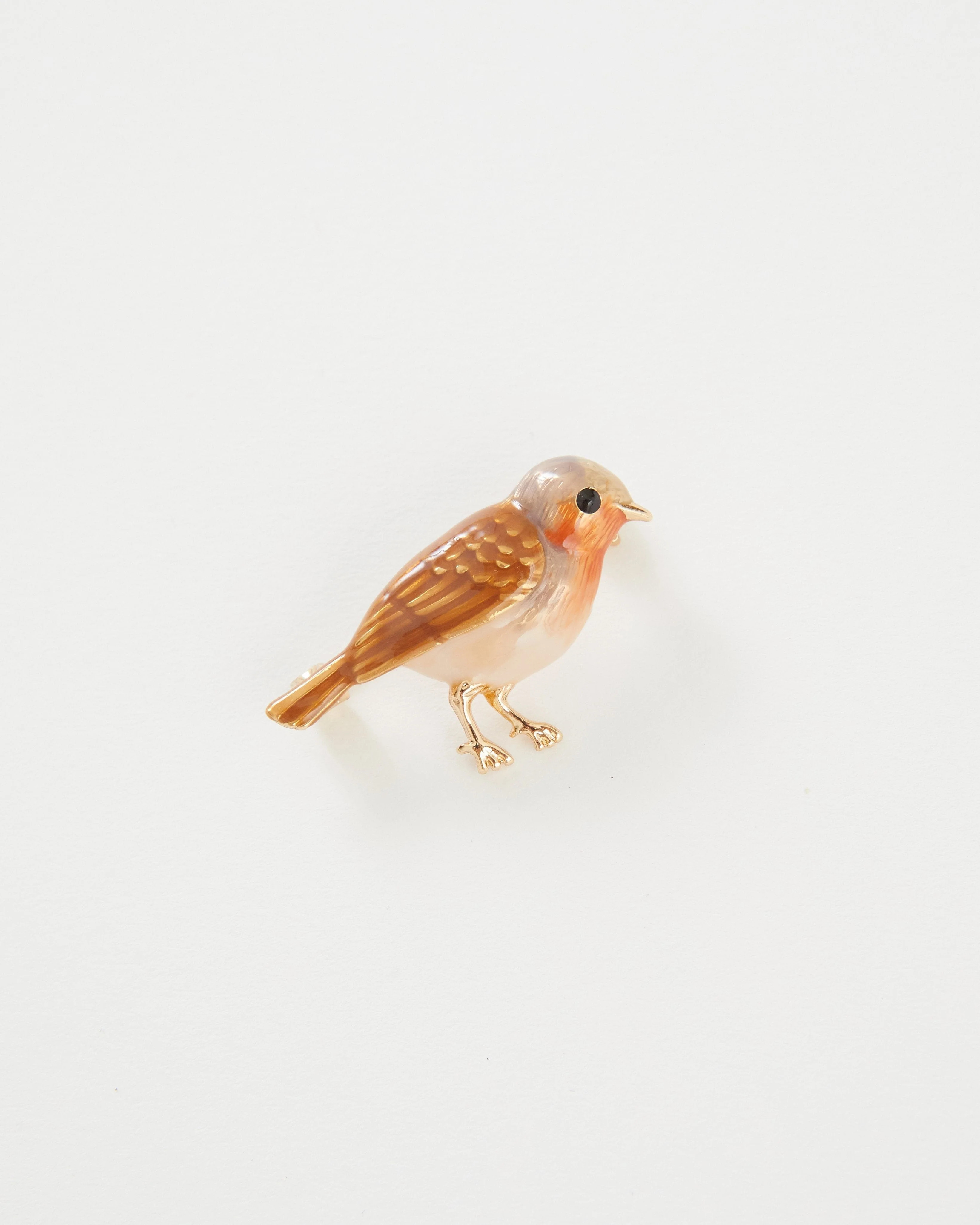 Enamel Robin Brooch | Fable England