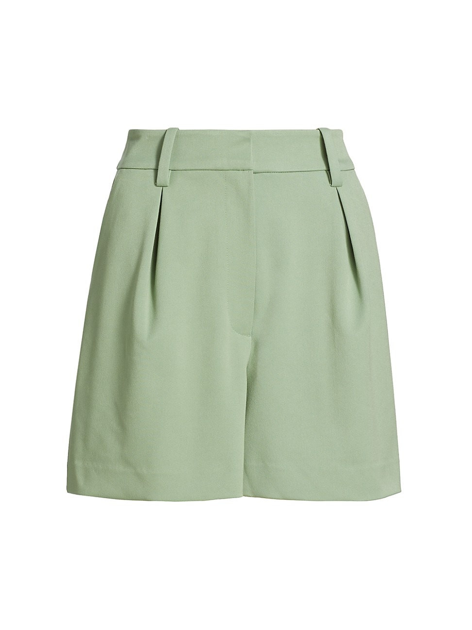 Women's The Favorite High-Rise Wide-Leg Shorts - Basil - Size 12 | Saks Fifth Avenue