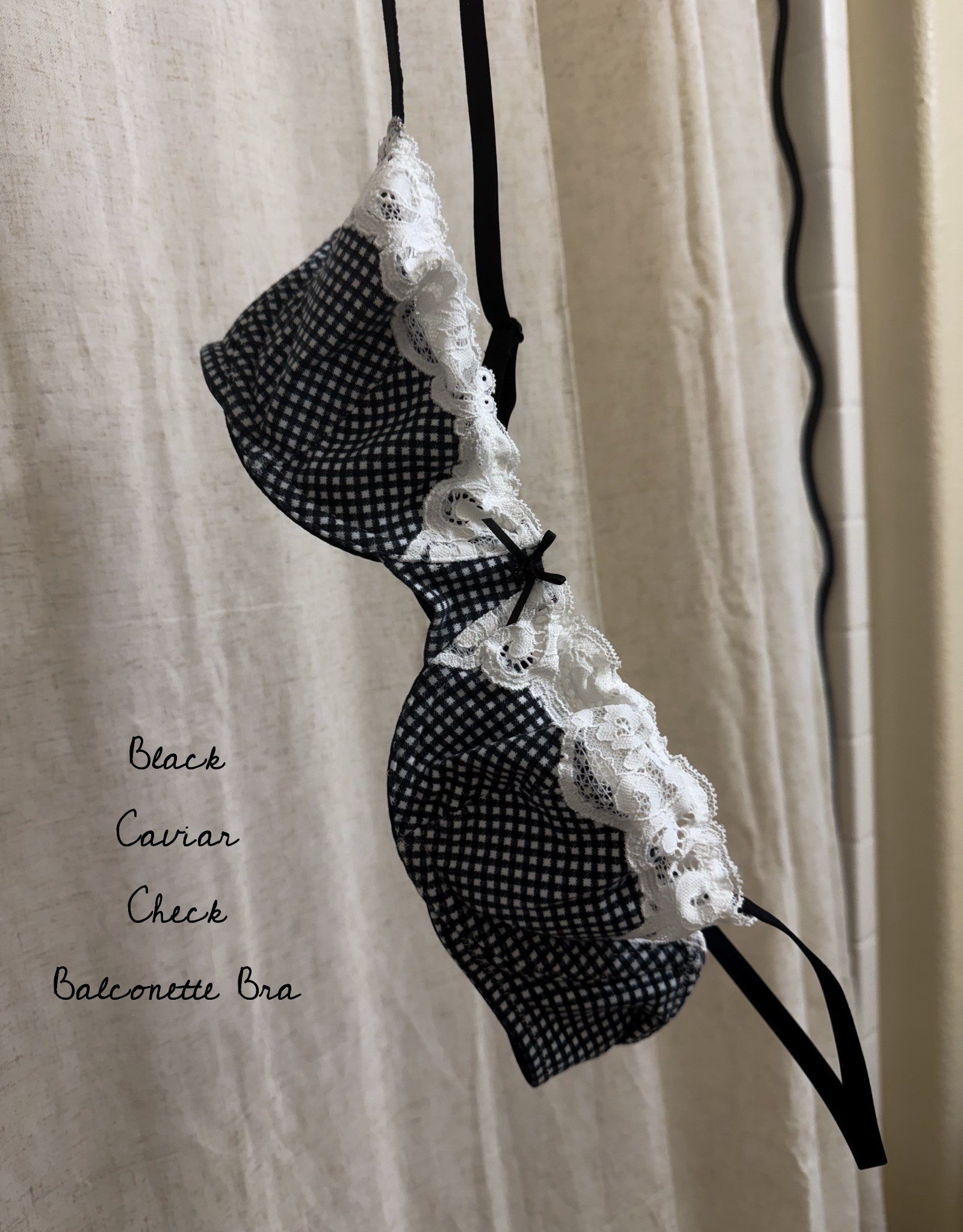 Unlined, low cut balconette bra