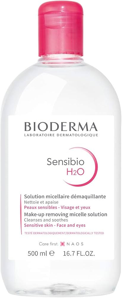 Bioderma Sensibio H2O Micellar Water, Makeup Remover, Gentle for Skin, Fragrance-Free & Alcohol-F... | Amazon (US)