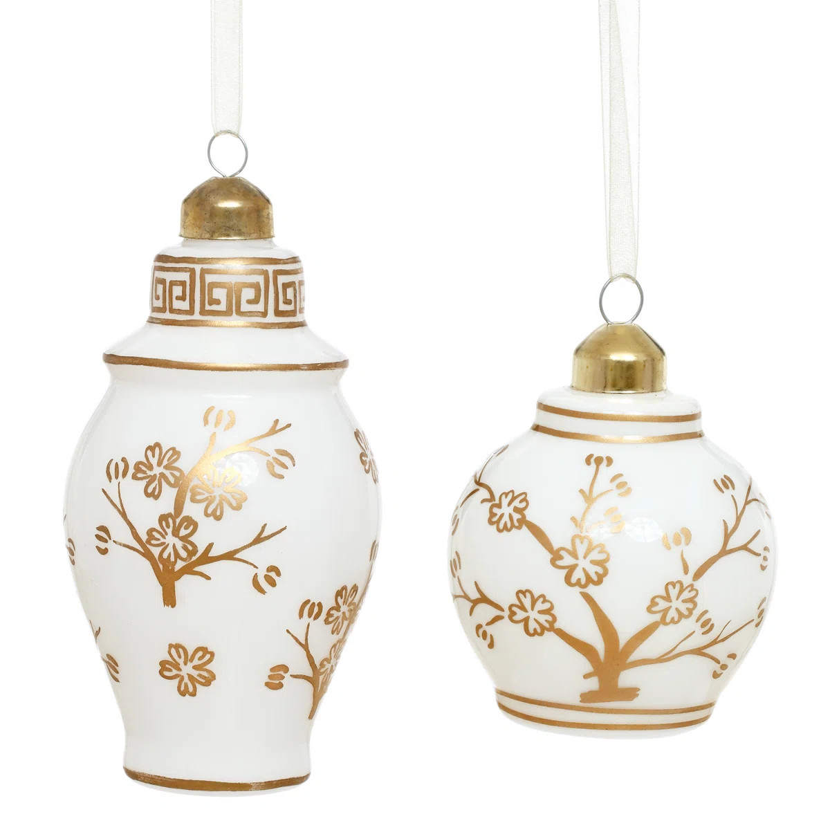 Chinoiserie Jar Ornament - 3-5 Inches Set Of 6 (Set of 6) | Perigold