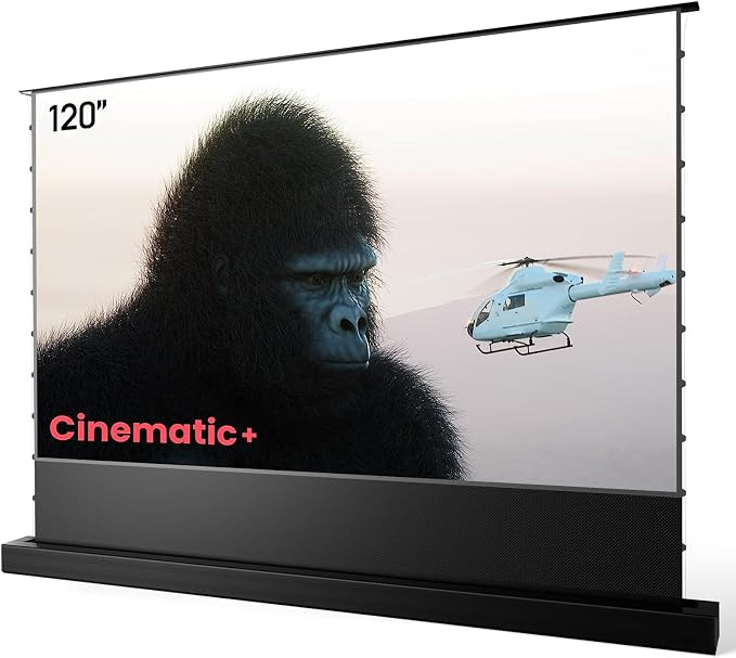 AWOL VISION 120" Motorized ALR Floor Rising Projector Screen for Ultra Short Throw Projector, Pro... | Amazon (US)