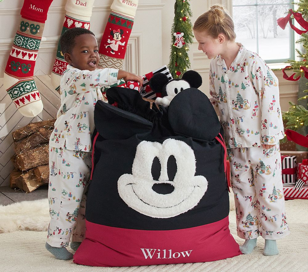Disney Mickey Mouse Santa Bag | Pottery Barn Kids