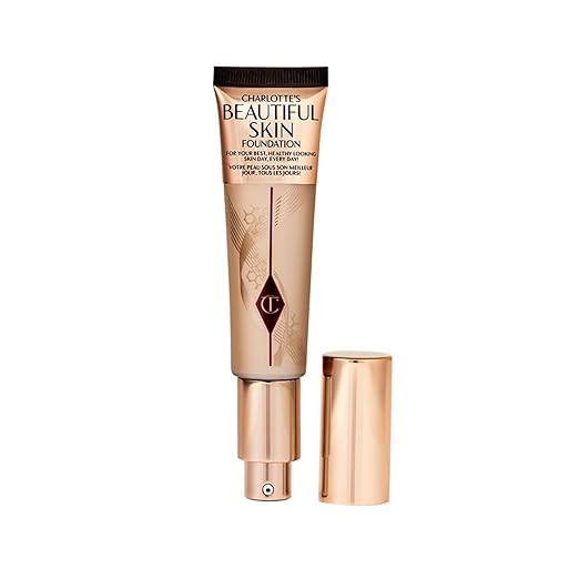 Amazon.com: Charlotte Tilbury Beautiful Skin Medium Coverage Hydrating Foundation - Buildable Liq... | Amazon (US)