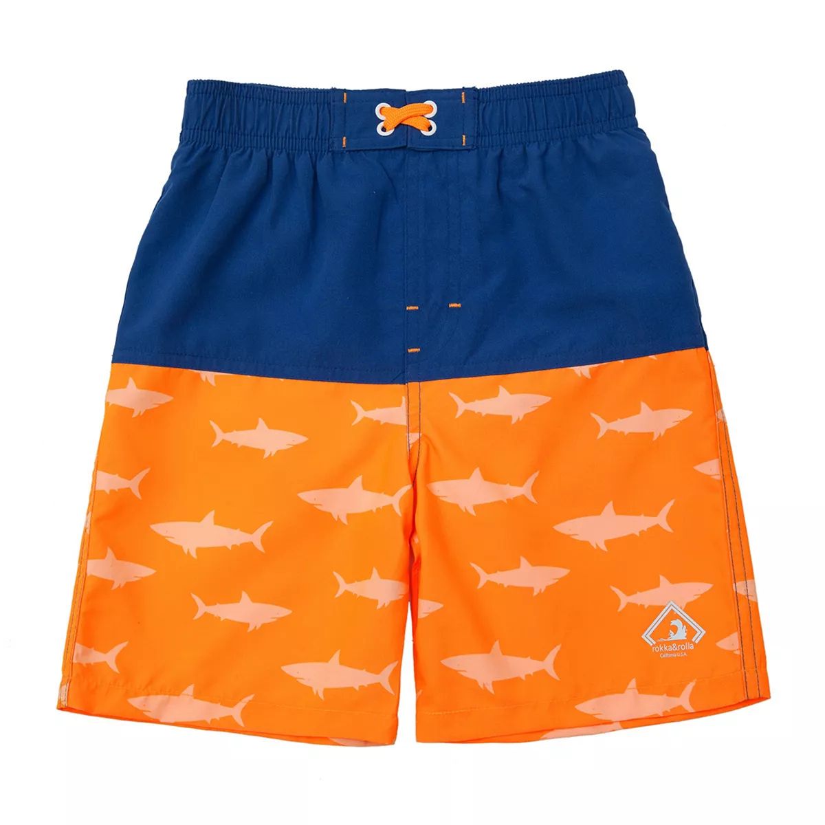 Toddler Boy Rokka&Rolla Swim Trunks with Mesh Liner UPF 50+ | Kohl's