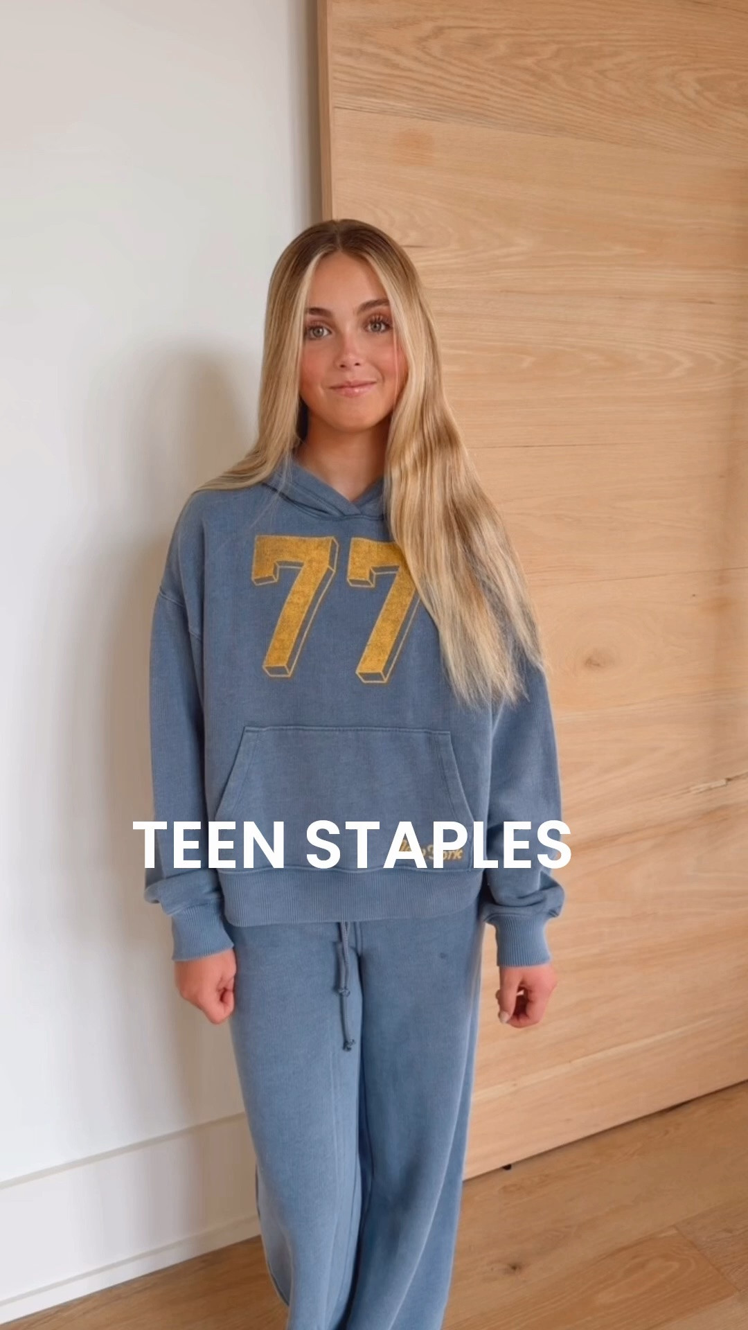 It doesn’t matter if it’s 95° or 65°…teens will find a reason to wear the Campus sweats. Oversized, cozy and perfect with sneakers, slides or layered with a tank. @AmericanEagle #AEPartner #AEJeans
