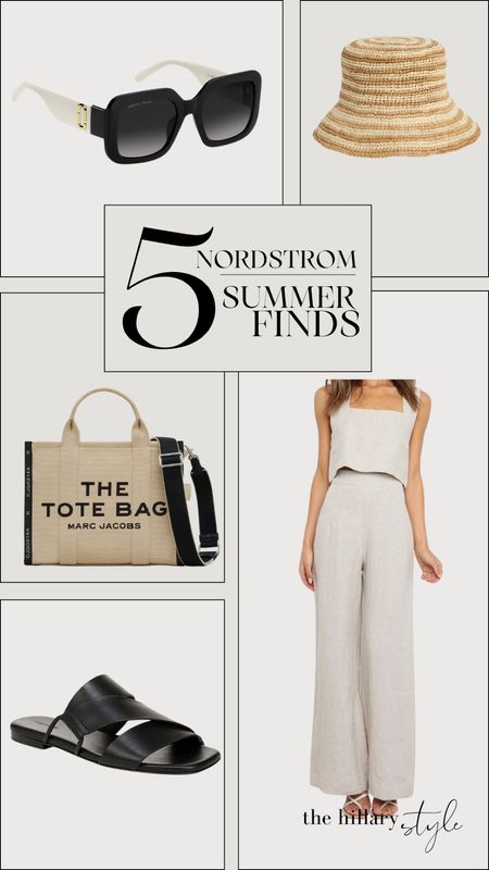 Nordstrom Summer Fashion Finds: the tote bag, linen set, black sandals, sunglasses, sun, hat.

#LTKSeasonal #LTKStyleTip #LTKTravel