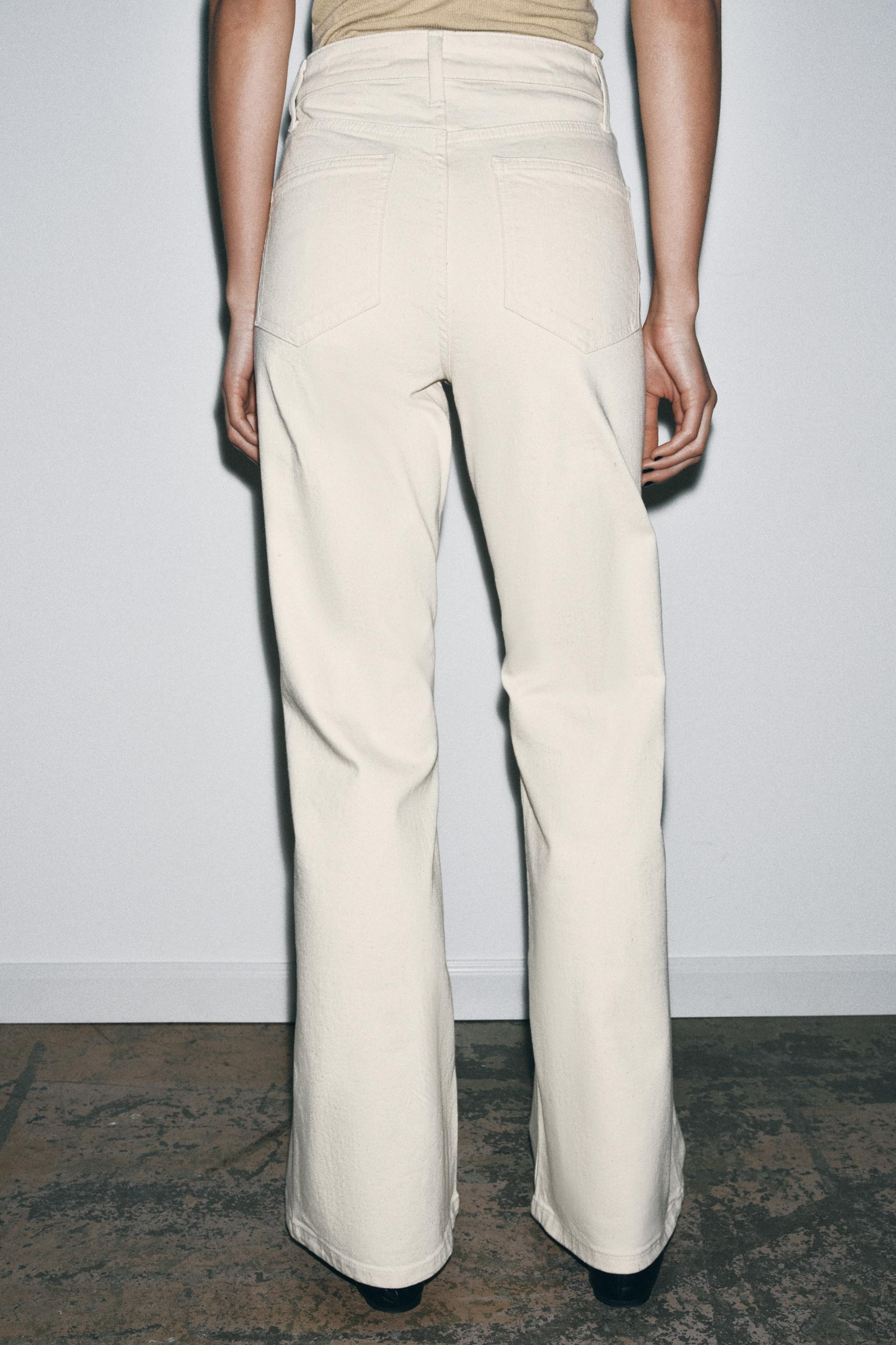 ZW COLLECTION HIGH-WAIST WIDE LEG JEANS | Zara US