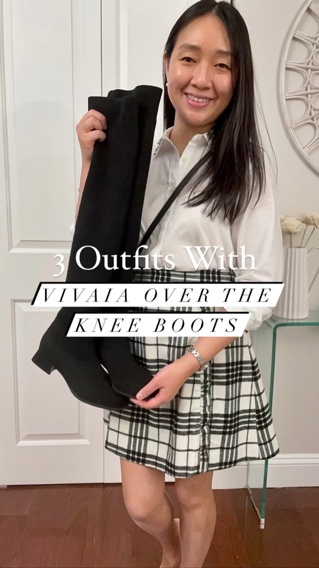 These cozy over the knee boots from @vivaia_official arrived just in time as the temperatures in Boston have dropped. VIVAIA makes stylish footwear and apparel incorporating sustainable materials. The exact pair I am reviewing are the Madeline 2.0 Over-Knee Water Repellent Boots. The stretchy upper material is made from recyclable water-repellent wool yarn with an anti-slip and carbon-free rubber outsole.

The shaft height is 23 inches as measured from size 7 (EU 38) and for size reference I'm 5' 2.5". My usual size runs big (my larger foot is 9.25 inches) but it's comfortable with thicker socks leaving enough wiggle room for my toes. The shaft fits well for thin/narrow calves. The material has a lot of stretch since I can easily reach inside to adjust and smooth my jeans or leggings if they bunched up while putting on the boots.

Use code XMAS for 20% off everything (excluding accessories and outlets) which is valid through December 31, 2022.

Online purchases (final sale items and gifts excluded) are valid for exchange or refund within 30 days from the date you receive all of your item(s).

Thank you @vivaia_official for gifting me these gorgeous boots!

@vivaia_official gifted @vivaialove #vivaia #vivaiaonmyway #vpurpose #sustainable #ecofriendly #shoesaddict #overthekneeboots #petitefashion #outfitideas #aria5

Slim narrow calf boots water resistent 

#LTKHoliday #LTKshoecrush #LTKGiftGuide