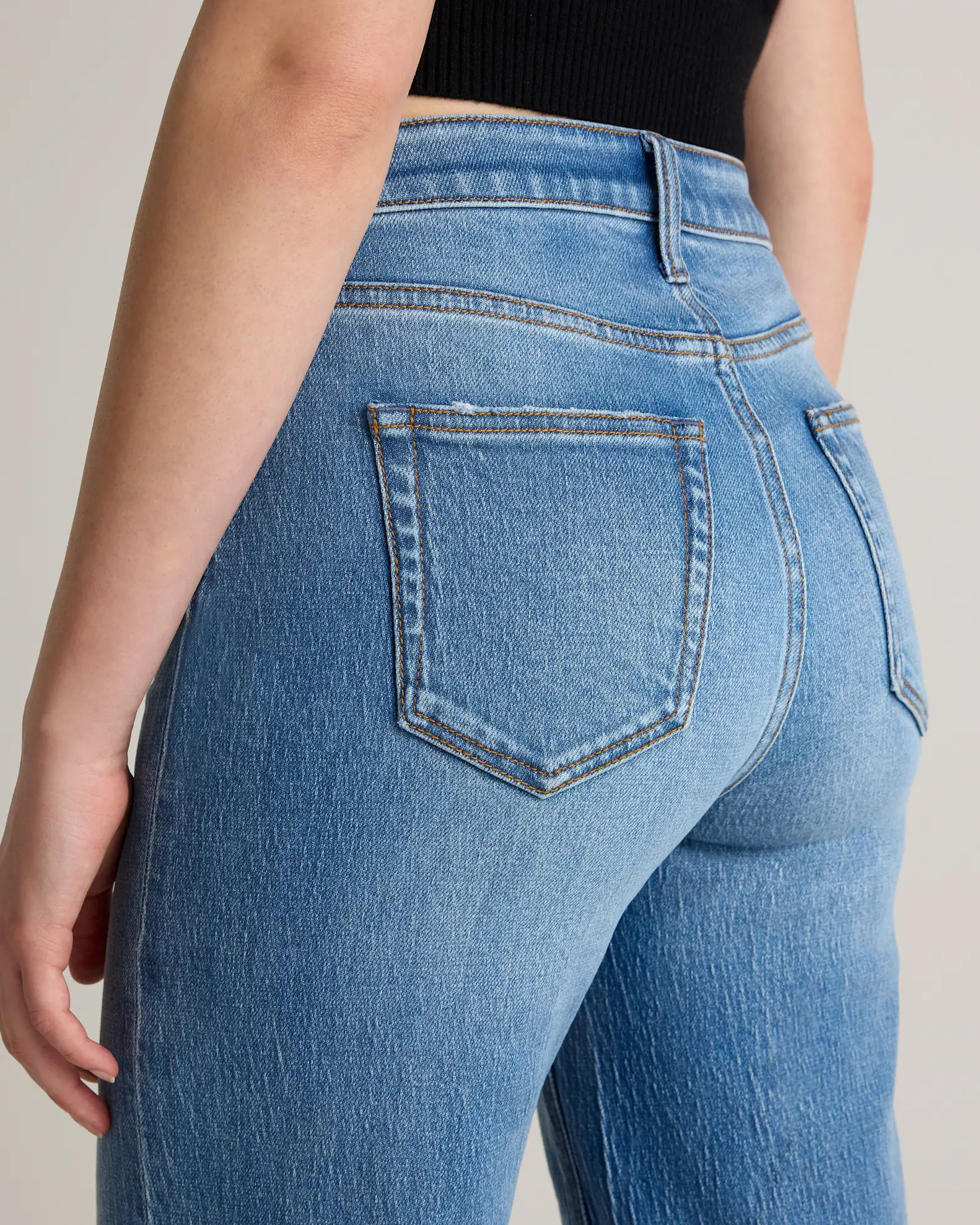 Bella Stretch Relaxed Straight Jeans | Quince