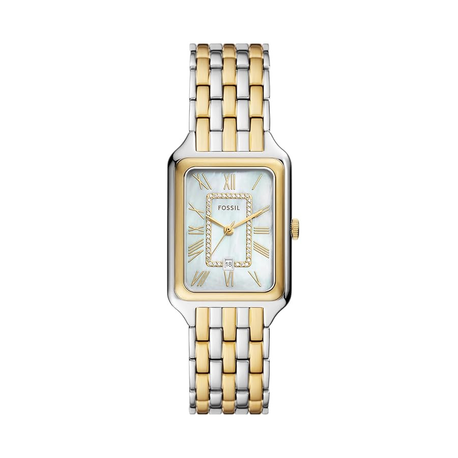 Fossil Women's Raquel Quartz Stainless Steel Three-Hand Watch | Amazon (US)