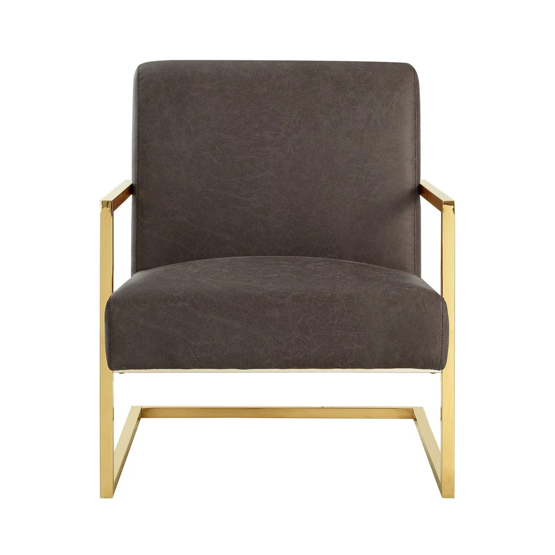 Chester Leather Accent Chair | Inspired Home