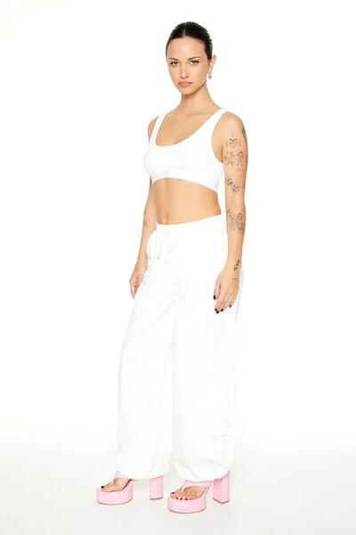 Cotton Drawstring Cargo Pants | Forever 21