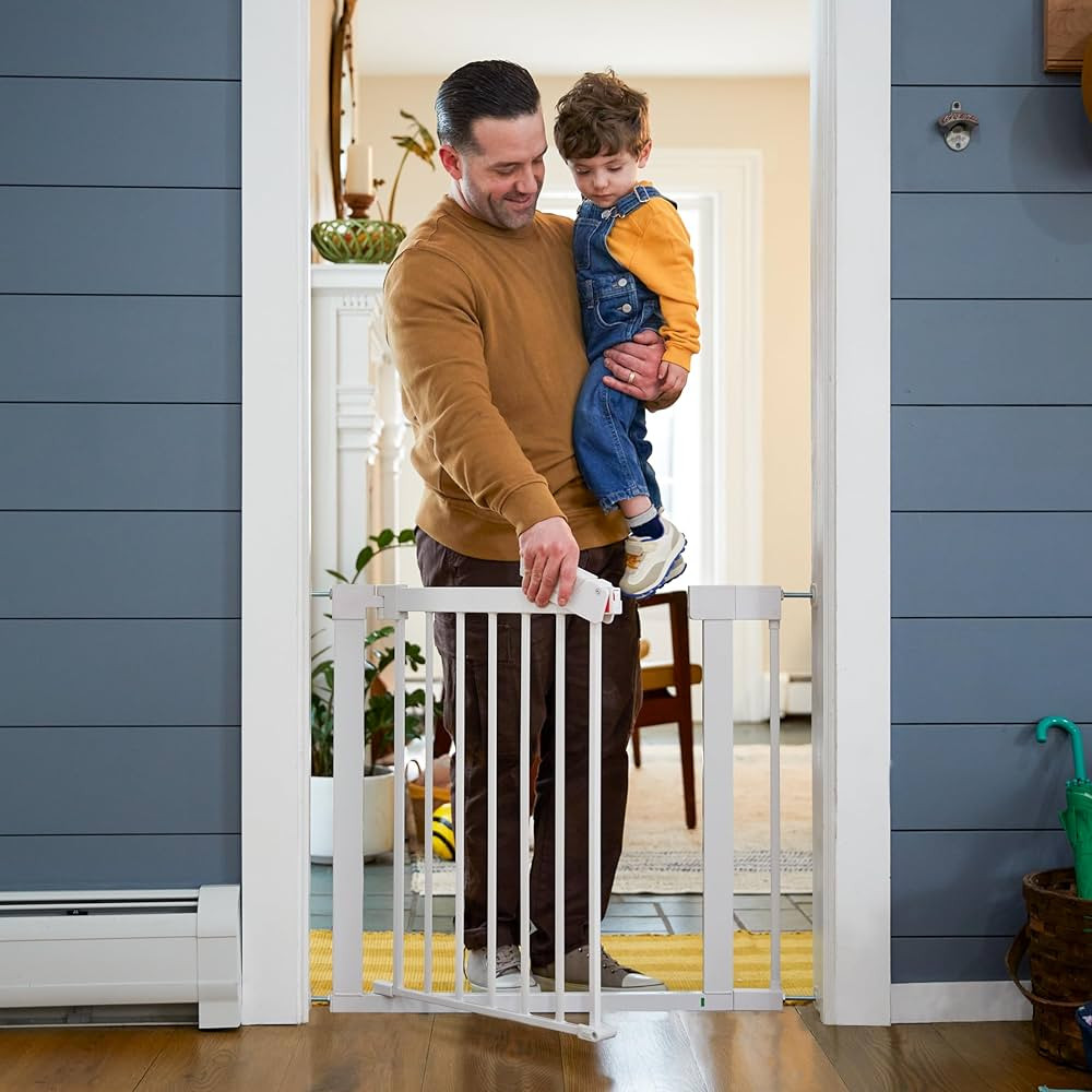 Safety 1st Pressure Mounted Baby Gates for Doorways with SecureTech® No-Drill, Baby Gate with Do... | Amazon (US)