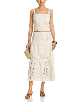 Mixed Lace Tank Top  & Mixed Lace Maxi Skirt - Exclusive | Bloomingdale's (US)