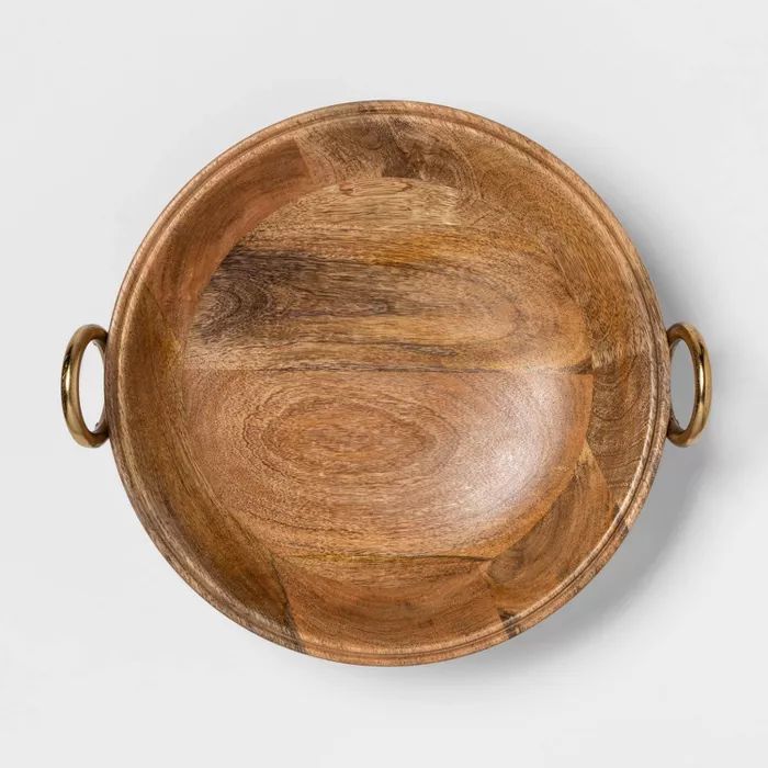 Cravings by Chrissy Teigen 13" Round Bowl with Aluminum Gold Handle | Target