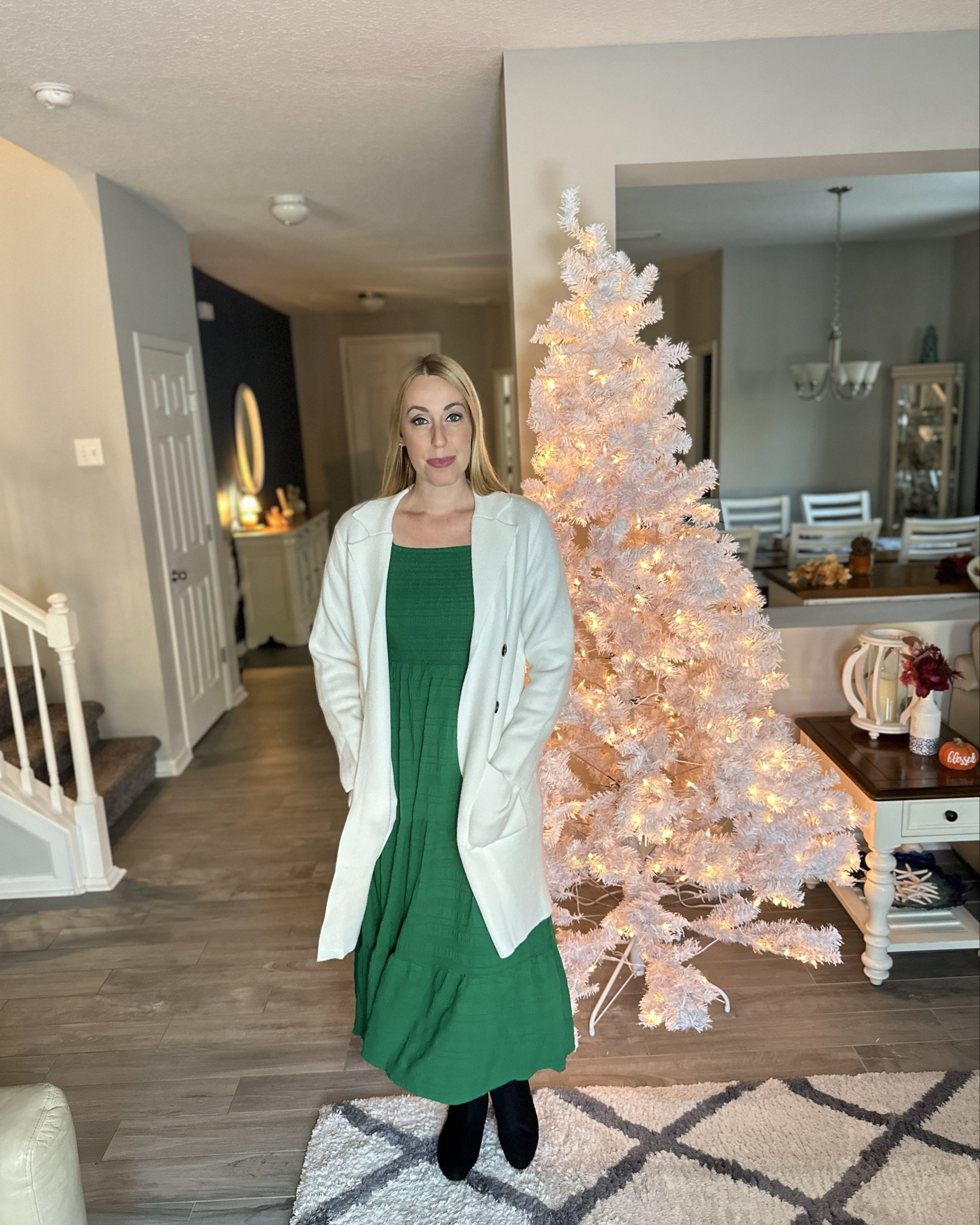 Long winter cardigan 
🤍 I love the thickness, the length and how warm it is 
🤍 wearing size small, fits true to size 

#LTKFindsUnder100 #LTKStyleTip #LTKFindsUnder50