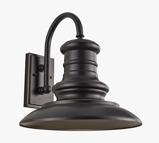 Mendell Outdoor Metal LED Sconce  (9''-15") | Pottery Barn (US)