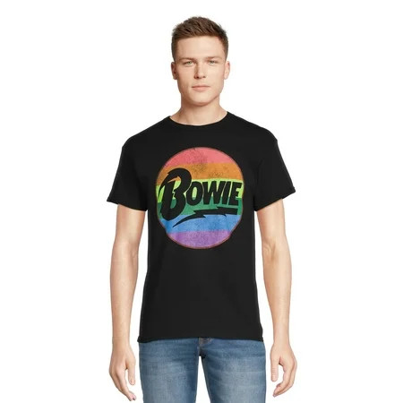 Bowie Men’s Graphic Tee with Short Sleeves, Sizes S-3XL | Walmart (US)